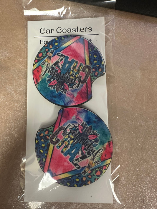 Neoprene sublimation car coaster